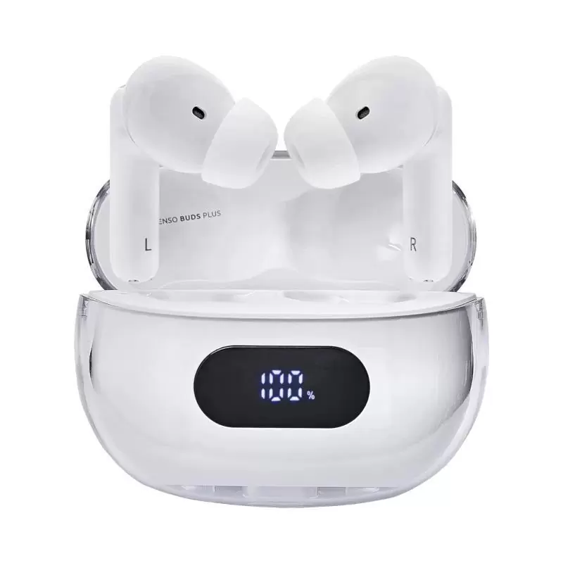 Intenso | Buds Plus Auriculares TWS ANC+ENC| Blanc Intenso | Buds Plus Auriculares TWS ANC+ENC| Blanc