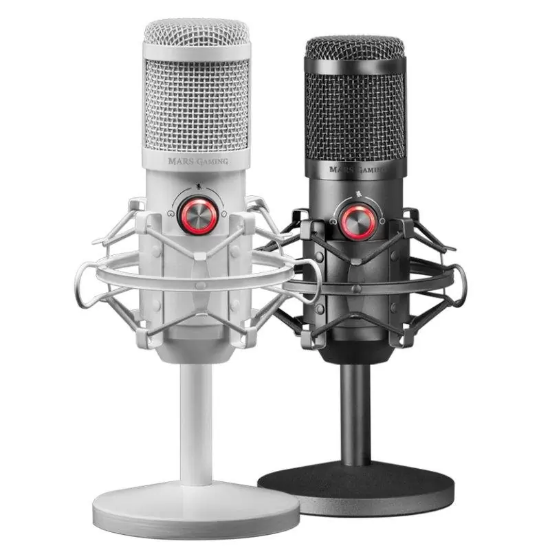 Mars Gaming PRO STUDIO Micrófono MMICX 96KHZ White Mars Gaming PRO STUDIO Micrófono MMICX 96KHZ White