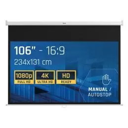 iggual Pantalla manual 16:9 106" 234x131 cm