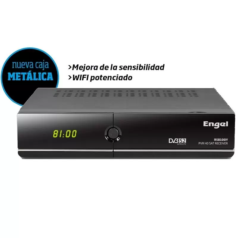 Engel RS8100Y Receptor Satélite HD PVR Wf/Eth Engel RS8100Y Receptor Satélite HD PVR Wf/Eth