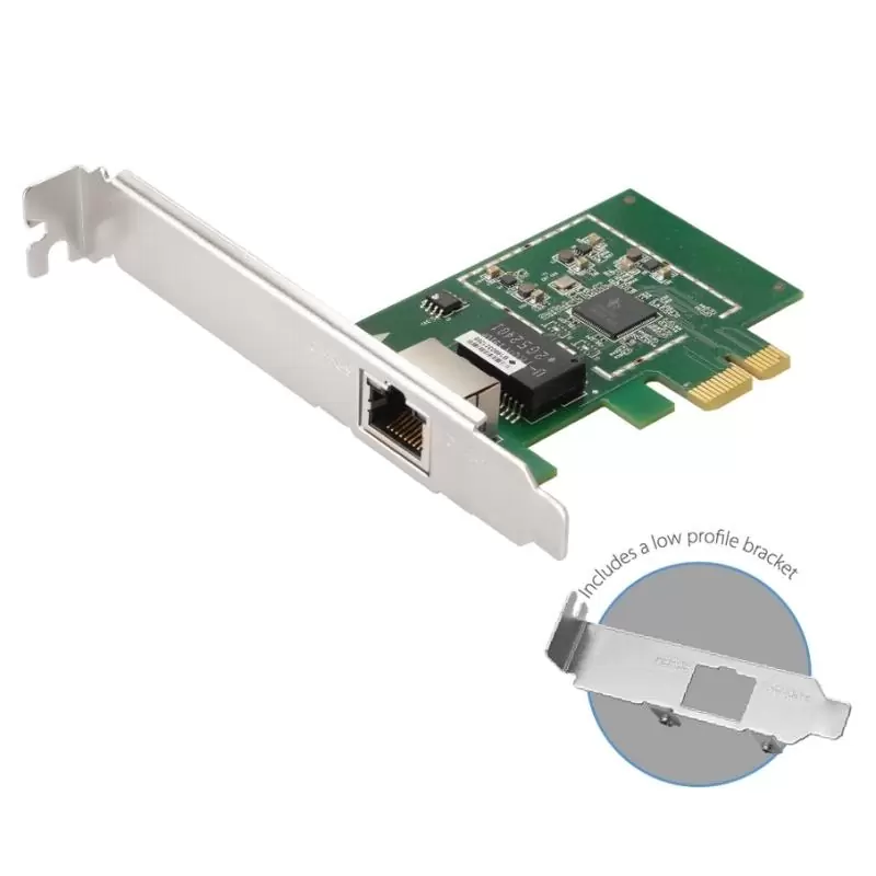 Edimax EN-9225TX-E Tarjeta Red 2.5GbE PCI-E LP Edimax EN-9225TX-E Tarjeta Red 2.5GbE PCI-E LP
