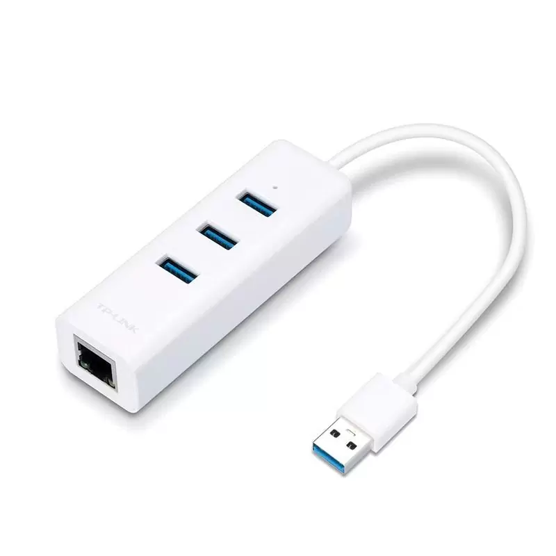 TP-Link UE330 Adaptador 3xUSB 3.0 1xGbE TP-Link UE330 Adaptador 3xUSB 3.0 1xGbE