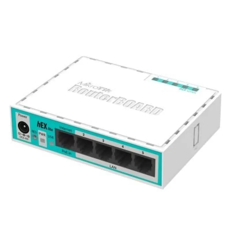 MikroTik RB750r2 hEX lite Router 5x10/100 L4 MikroTik RB750r2 hEX lite Router 5x10/100 L4