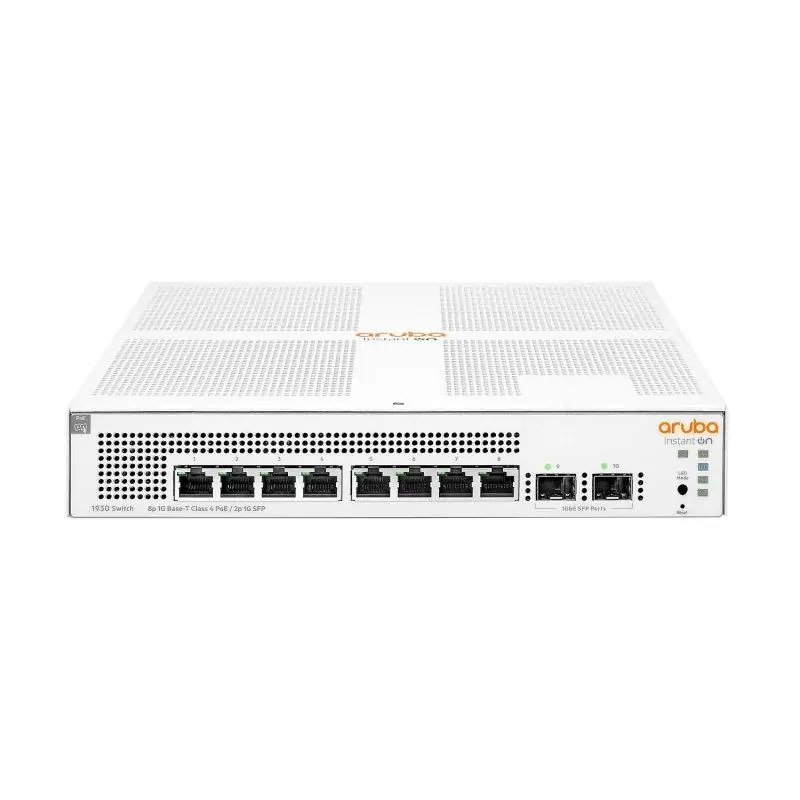 HPE NW IOn 1930 8xGbE PoE 2SFP 124W Switch HPE NW IOn 1930 8xGbE PoE 2SFP 124W Switch
