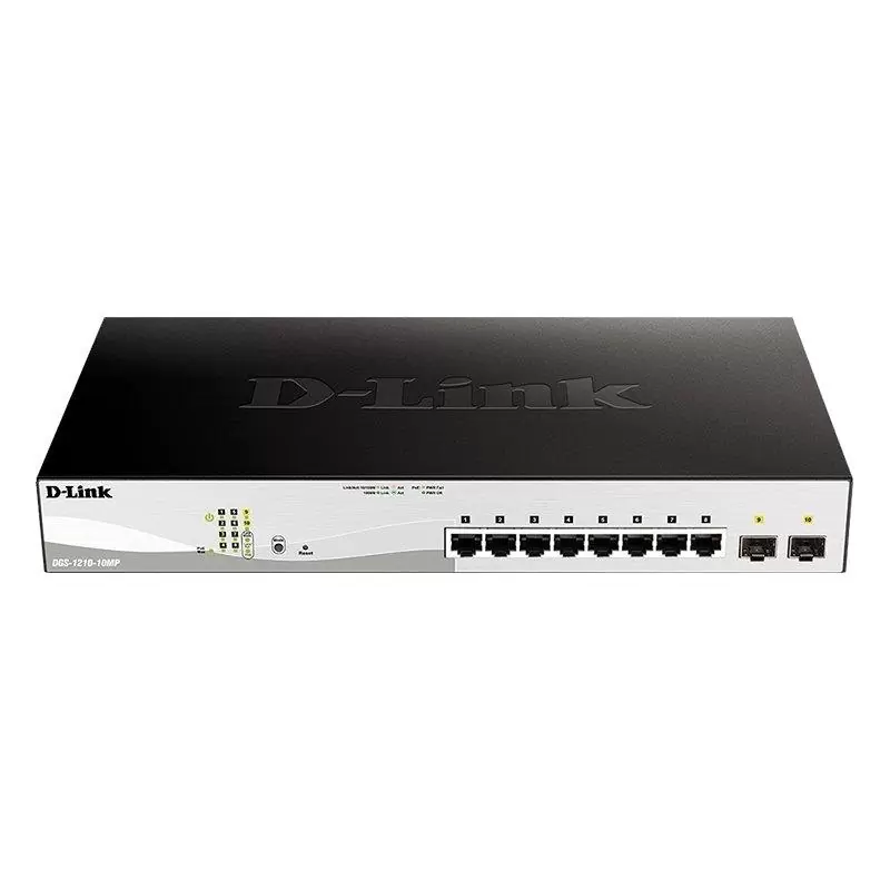 D-Link DGS-1210-10MP/E Switch 10Gb PoE+ 2xSFP 130W D-Link DGS-1210-10MP/E Switch 10Gb PoE+ 2xSFP 130W
