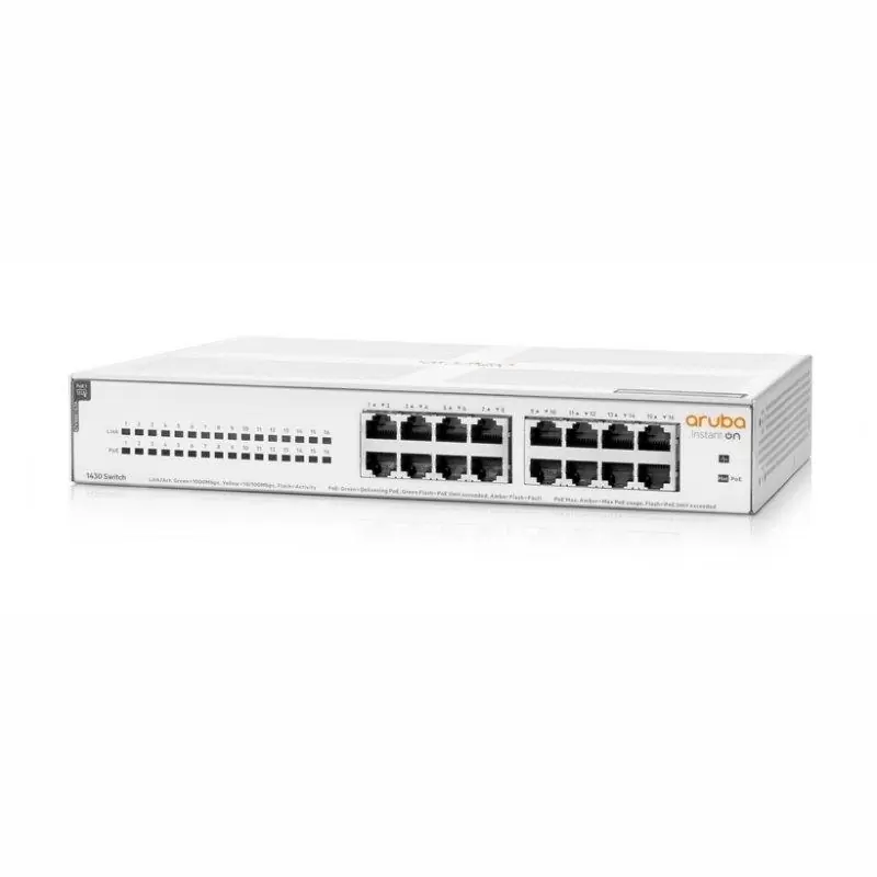 HPE NW IOn 1430 16xGbE PoE Switch 124W HPE NW IOn 1430 16xGbE PoE Switch 124W