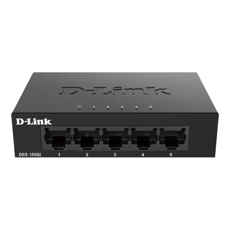 D-Link DGS-105GL Switch 5xGB Metal Plug&Play D-Link DGS-105GL Switch 5xGB Metal Plug&Play
