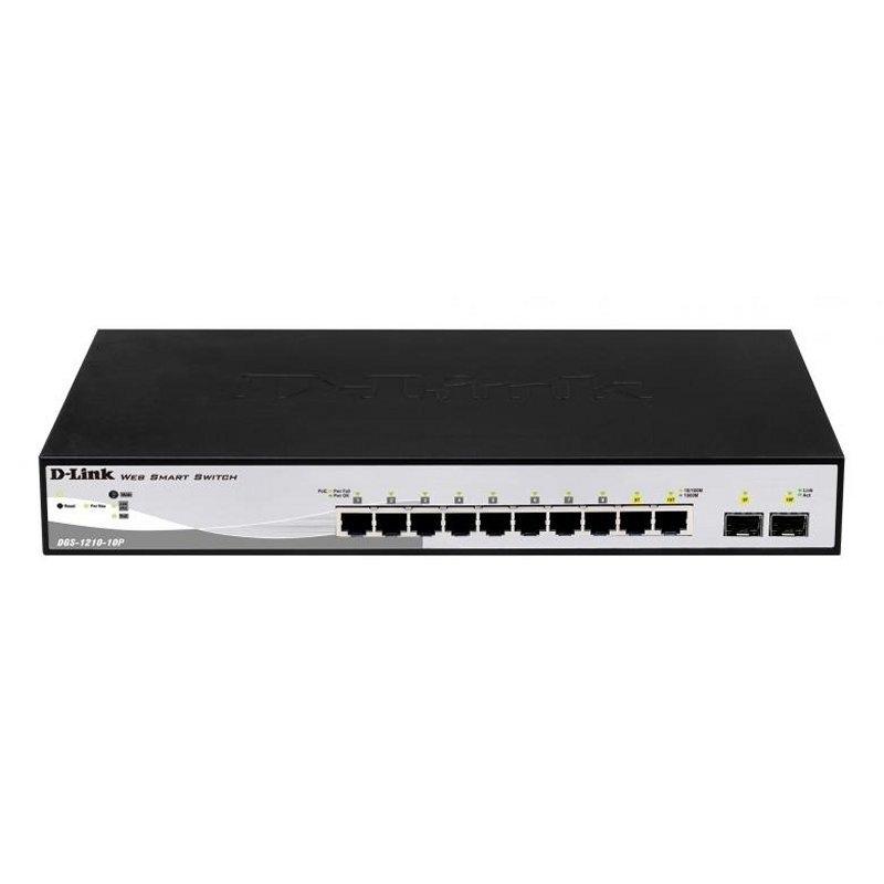D-Link DGS-1210-10P/E Switch 8xGB PoE 2xSFP D-Link DGS-1210-10P/E Switch 8xGB PoE 2xSFP