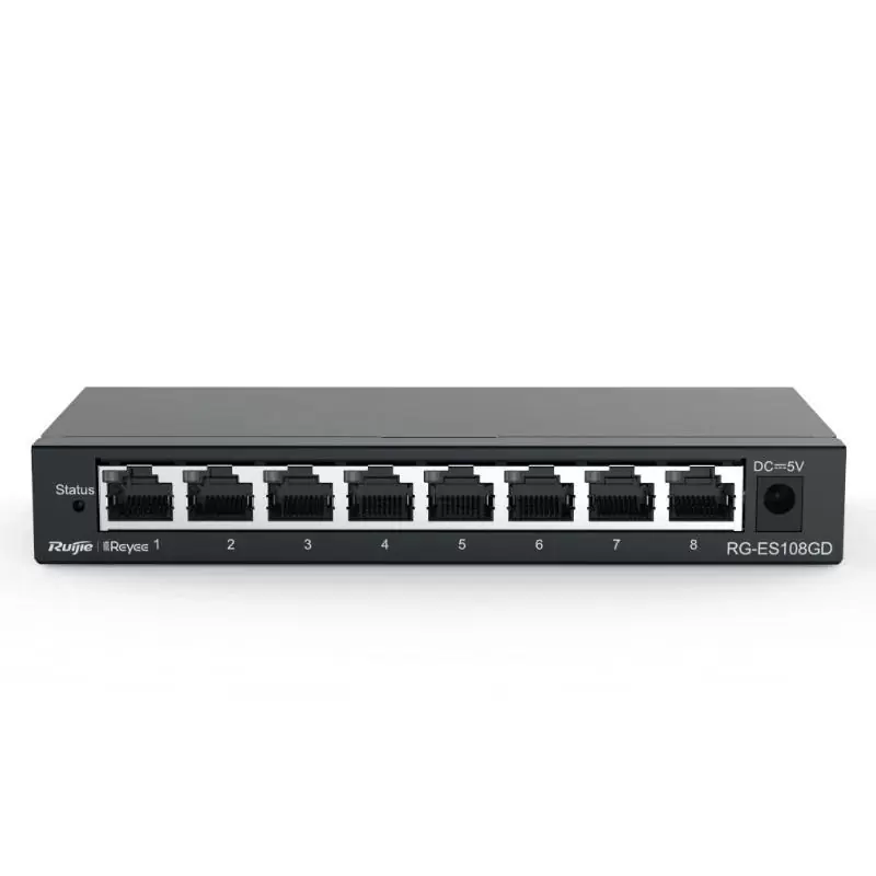 Reyee Unmanaged Switch 8xGb RJ45 Steel Case Reyee Unmanaged Switch 8xGb RJ45 Steel Case