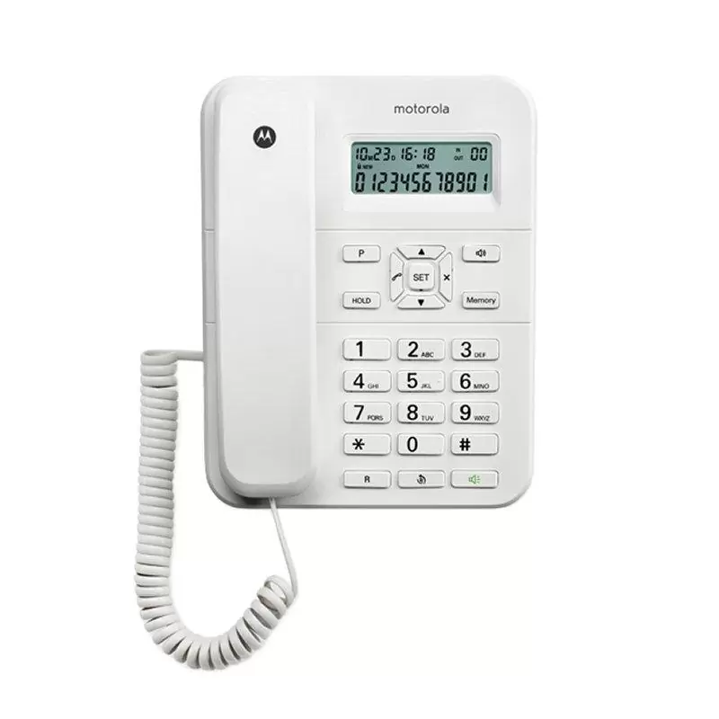 MOTOROLA CT202 Telefono ML ID LCD Blanco MOTOROLA CT202 Telefono ML ID LCD Blanco