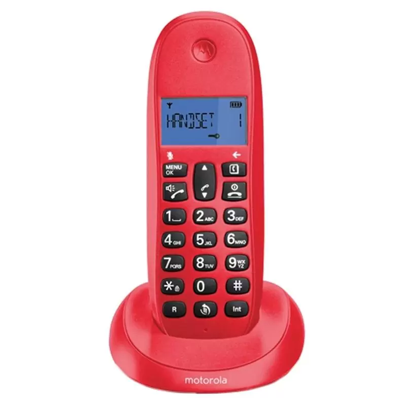 MOTOROLA C1001 LB+ Telefono DECT Cereza MOTOROLA C1001 LB+ Telefono DECT Cereza