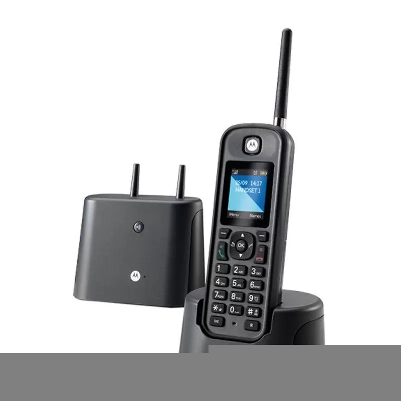 MOTOROLA O201 Telefono DECT Largo Alcance Negro MOTOROLA O201 Telefono DECT Largo Alcance Negro