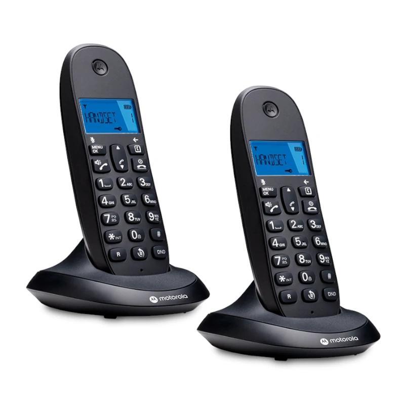 MOTOROLA C1002 CB+ Telefono DECT Negro Duo MOTOROLA C1002 CB+ Telefono DECT Negro Duo