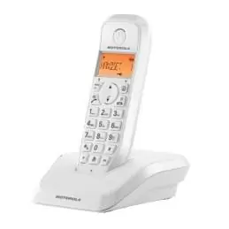 MOTOROLA S1201 Telefono DECT Blanco