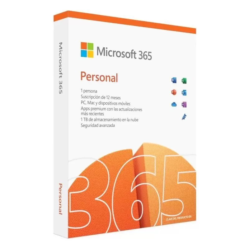 Microsoft 365 Personal Suscrip.anual (1u) Microsoft 365 Personal Suscrip.anual (1u)