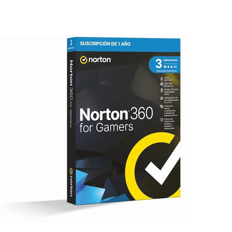 NORTON 360 Gamers 50GB ES 1 us 3 dispositivo 1A NORTON 360 Gamers 50GB ES 1 us 3 dispositivo 1A