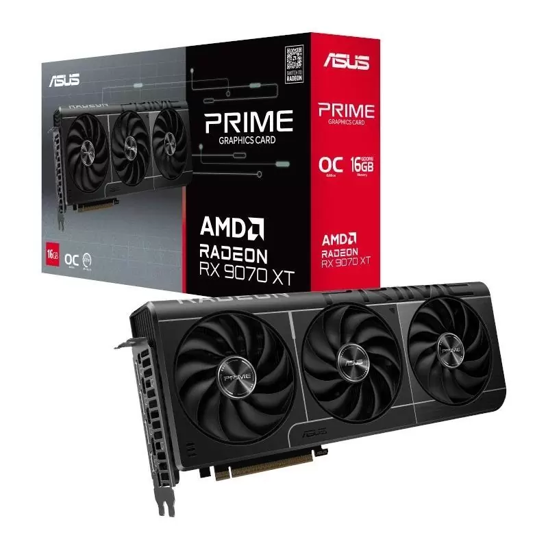 ASUS VGA AMD PRIME RX 9070XT O16G DDR6 ASUS VGA AMD PRIME RX 9070XT O16G DDR6