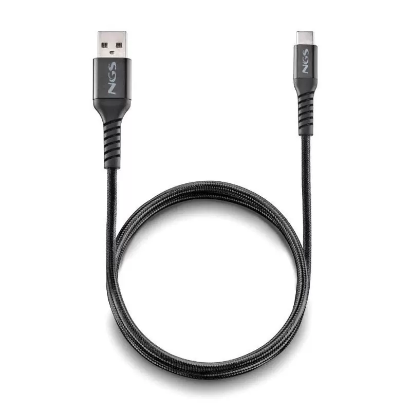 NGS CABLE CARGA RAPIDA USB A-USB-C 2,01 MT 480BPS NGS CABLE CARGA RAPIDA USB A-USB-C 2,01 MT 480BPS