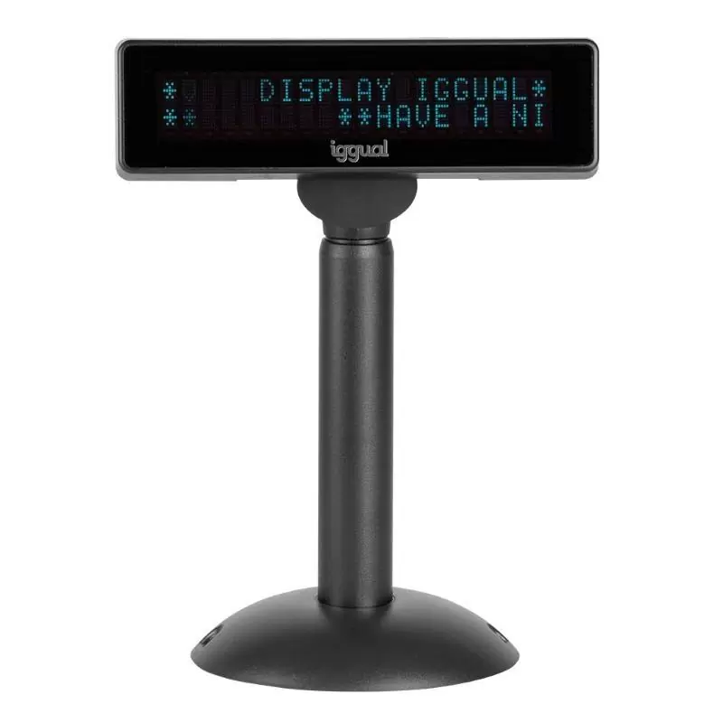iggual Visor TPV regulable USB VFD 7" INFO DISPLAY iggual Visor TPV regulable USB VFD 7" INFO DISPLAY