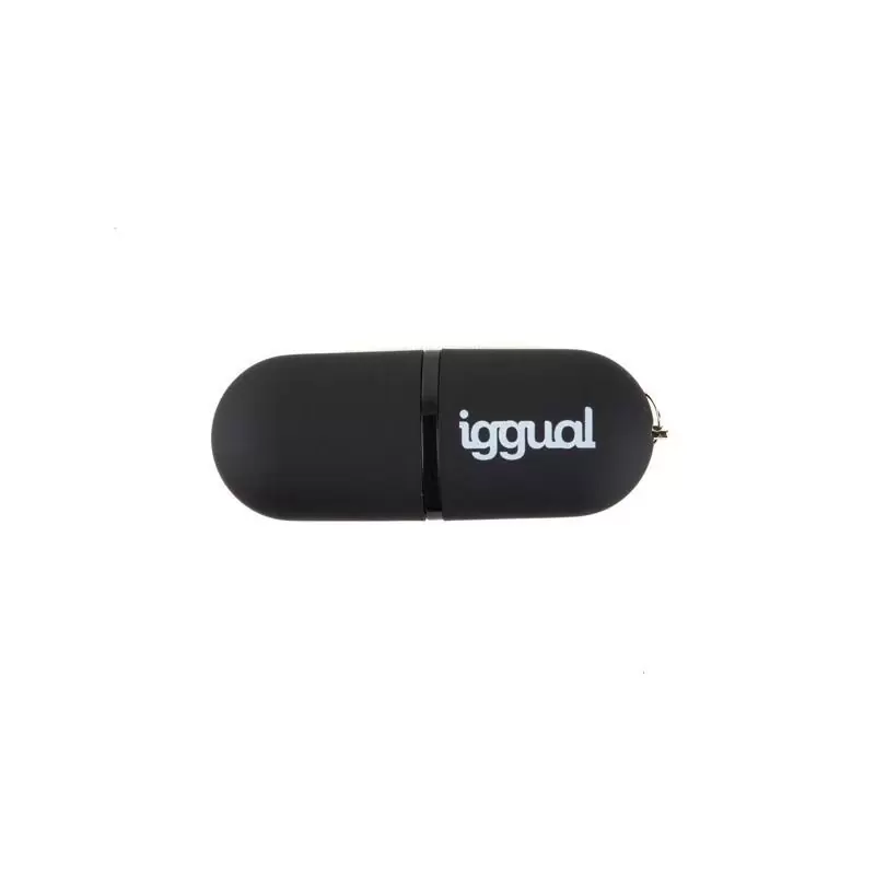 iggual Lápiz USB 2.0 16GB PEN16 negro con tapa iggual Lápiz USB 2.0 16GB PEN16 negro con tapa