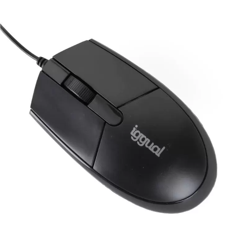iggual Ratón óptico COM-BASIC3-800DPI negro iggual Ratón óptico COM-BASIC3-800DPI negro