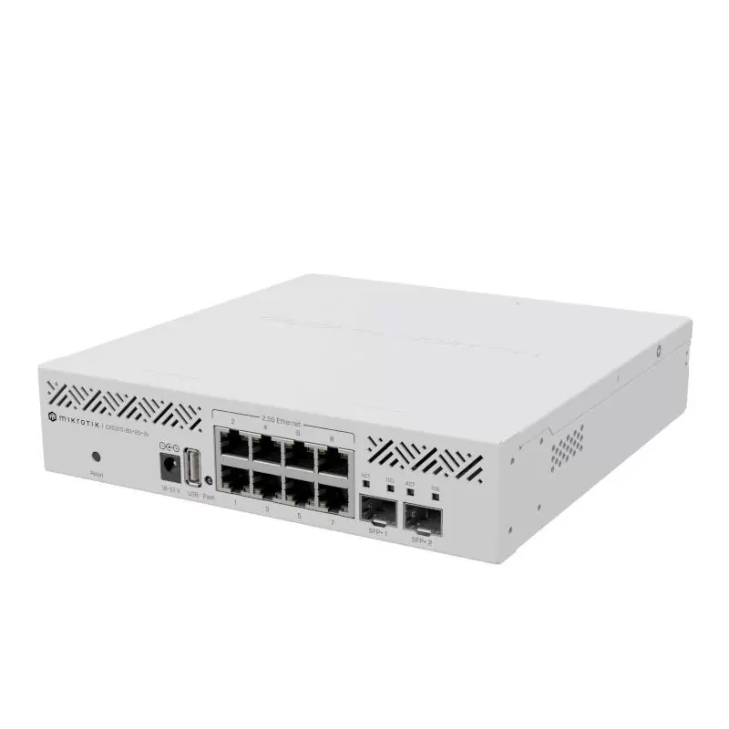 MikroTik CRS310-8G+2S+IN Switch 8x2.5GbE 2xSFP+ MikroTik CRS310-8G+2S+IN Switch 8x2.5GbE 2xSFP+