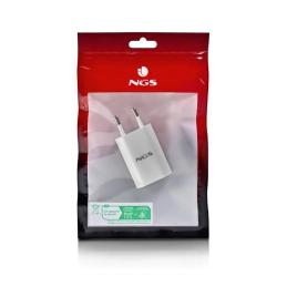 NGS Cargador pared blanco USB 5V2A/10W