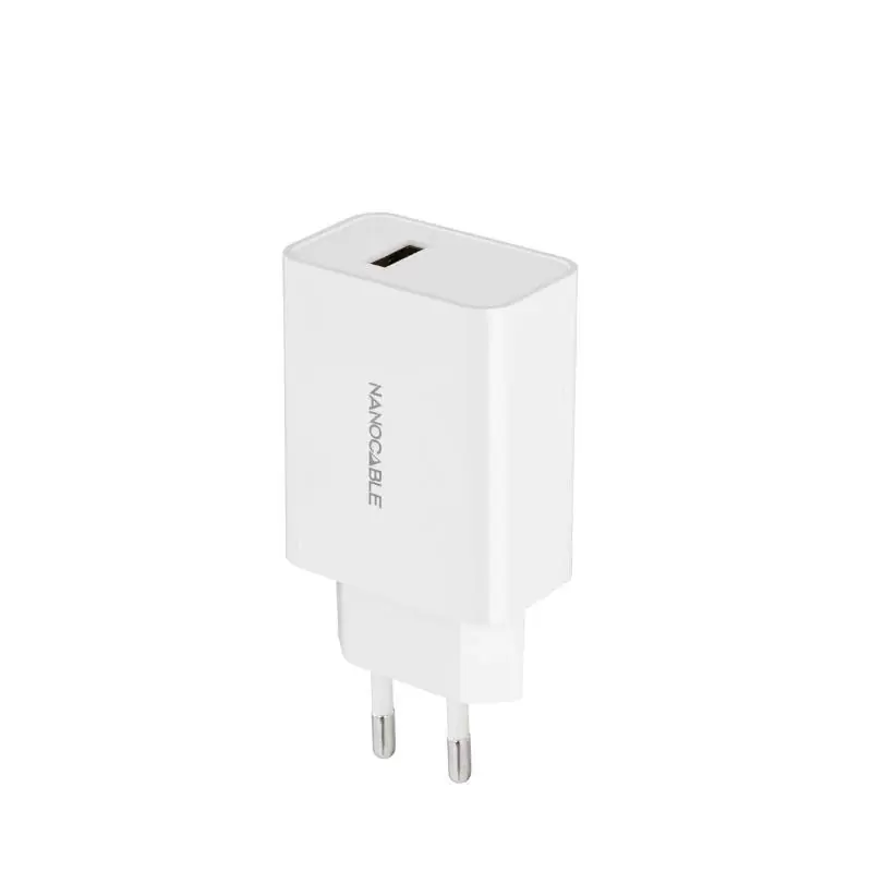 Nanocable Cargador 1 x USB 5V-2.1A Blanco Nanocable Cargador 1 x USB 5V-2.1A Blanco