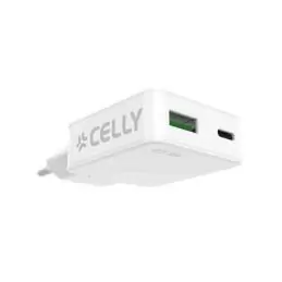 Celly Cargador 1 Usb-C 1 Usb- A 45w