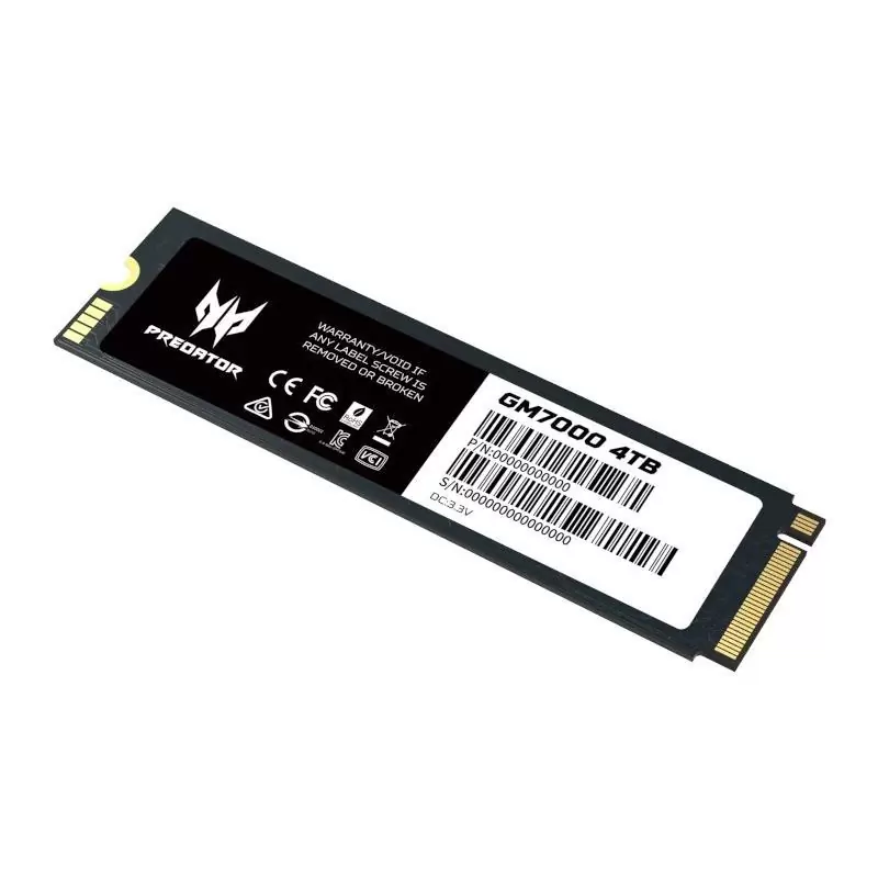 ACER PREDATOR SSD GM-7000 4Tb PCIe NVMe Gen4 ACER PREDATOR SSD GM-7000 4Tb PCIe NVMe Gen4