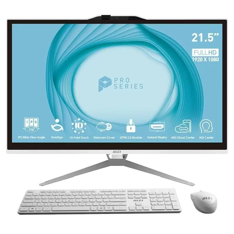 MSI Pro AP222T-216ES i3-13100 8 256 W11H 22" tac.B MSI Pro AP222T-216ES i3-13100 8 256 W11H 22" tac.B