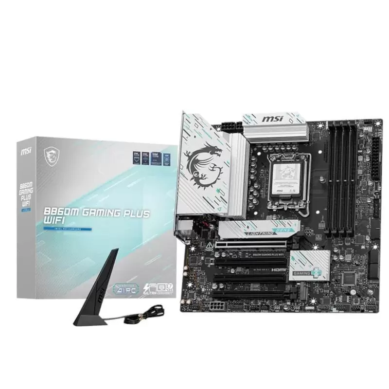 MSI Placa Base B860M GAMING PLUS WIFI mATX D5 1851 MSI Placa Base B860M GAMING PLUS WIFI mATX D5 1851