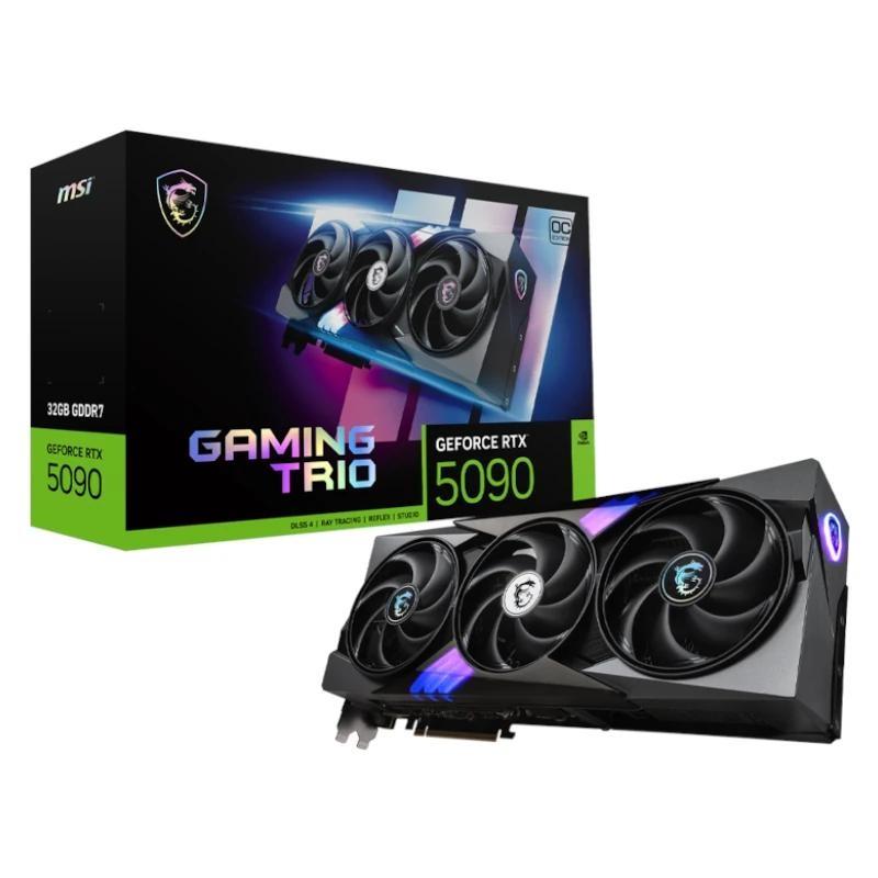 MSI VGA NVIDIA RTX 5090 32G GAMING TRIO OC DDR7 MSI VGA NVIDIA RTX 5090 32G GAMING TRIO OC DDR7