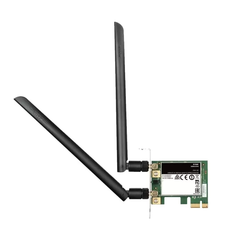D-Link DWA-582 Tarjeta Red WiFi AC1200 PCI-E D-Link DWA-582 Tarjeta Red WiFi AC1200 PCI-E
