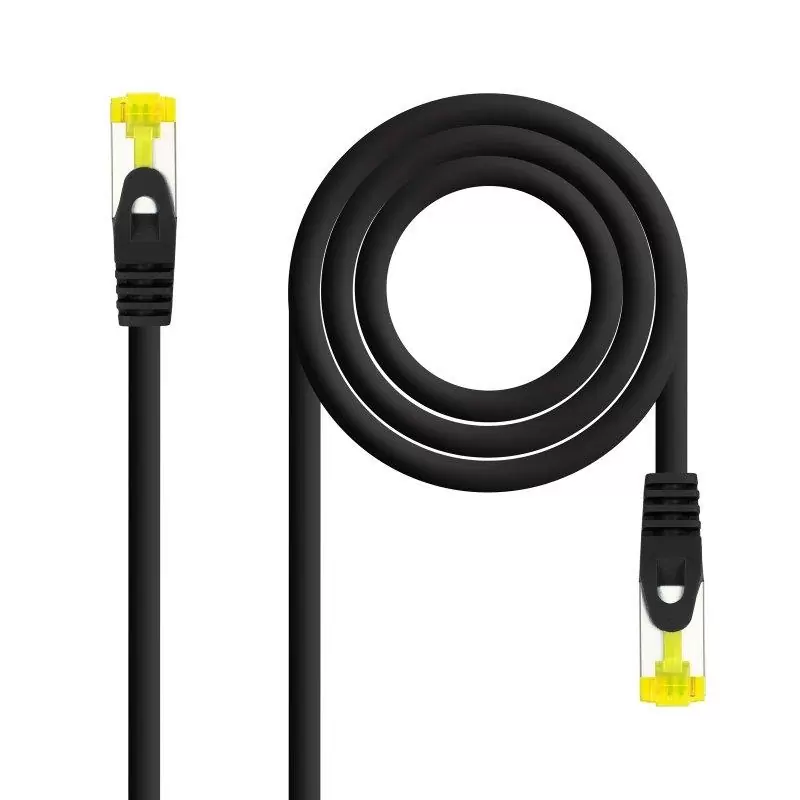 Nanocable Latiguillo LSZH Cat.6A SFTP 25cm Negro Nanocable Latiguillo LSZH Cat.6A SFTP 25cm Negro