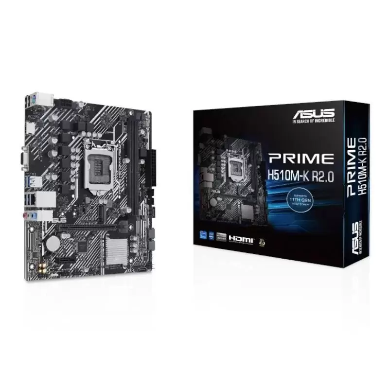 Asus Placa Base PRIME H510M-K R2.0 mATX LGA1200 Asus Placa Base PRIME H510M-K R2.0 mATX LGA1200