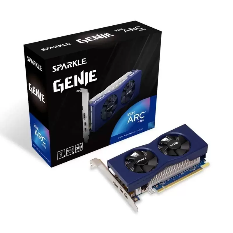 SPARKLE VGA INTEL ARC A380 GENIE Edition 6GB DDR6 SPARKLE VGA INTEL ARC A380 GENIE Edition 6GB DDR6