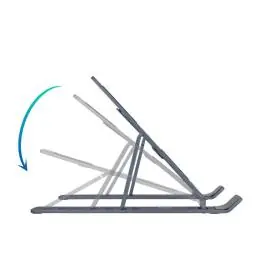 Tooq Soporte elevador plegable portátiles Gris Tooq Soporte elevador plegable portátiles Gris