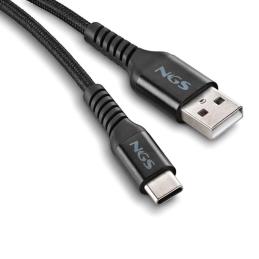 NGS CABLE CARGA RAPIDA USB A-USB-C 2.0 1MT 480BPS NGS CABLE CARGA RAPIDA USB A-USB-C 2.0 1MT 480BPS