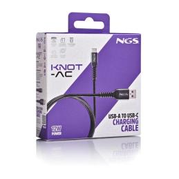 NGS CABLE CARGA RAPIDA USB A-USB-C 2.0 1MT 480BPS NGS CABLE CARGA RAPIDA USB A-USB-C 2.0 1MT 480BPS