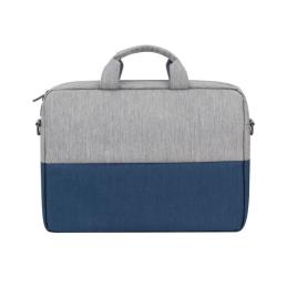 RIVACASE 7532 Grey/blue Prater Maletín 15,6" gris- RIVACASE 7532 Grey/blue Prater Maletín 15,6" gris-