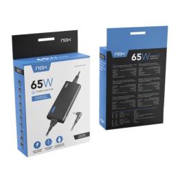 Nox Cargador para portátil 65W USB Nox Cargador para portátil 65W USB