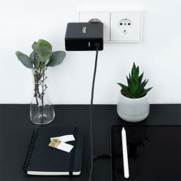 Tooq Cargador portátil conector USB-C 90W Tooq Cargador portátil conector USB-C 90W