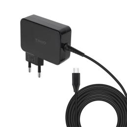 Tooq Cargador portátil GAN USB-C PD 100W Negro Tooq Cargador portátil GAN USB-C PD 100W Negro
