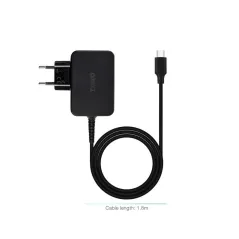 Tooq Cargador portátil GAN USB-C PD 45W Negro