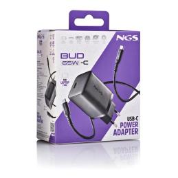 NGS CARGADOR GAN ULTRARAP 65W USB-C CON CABL NGS CARGADOR GAN ULTRARAP 65W USB-C CON CABL
