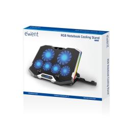 EWENT Refrigeracion y soporte portatil 6 vent. 17" EWENT Refrigeracion y soporte portatil 6 vent. 17"