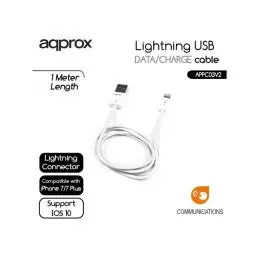 approx APPC03V2 Cable de datos/carga LIGHTNING/USB approx APPC03V2 Cable de datos/carga LIGHTNING/USB