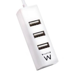 EWENT EW1122 MINI-HUB USB 4 PUERTOS BLANCO EWENT EW1122 MINI-HUB USB 4 PUERTOS BLANCO