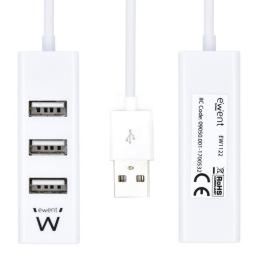 EWENT EW1122 MINI-HUB USB 4 PUERTOS BLANCO EWENT EW1122 MINI-HUB USB 4 PUERTOS BLANCO